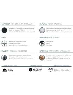 Taburete para peluquero 2