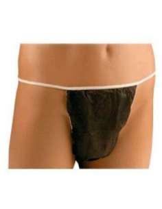 Tanga hombres negro x 50 uds.