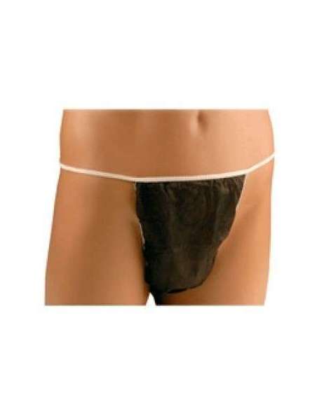 Tanga hombres negro x 50 uds.