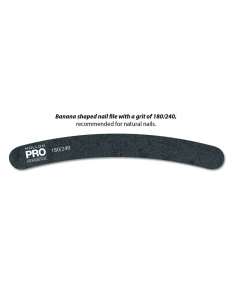 BANANA SHAPED NAIL FILE BLACK 180/240/ Lima Banana