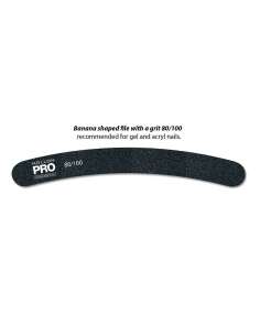 BANANA SHAPED NAIL FILE BLACK 80/100/ Lima Banana