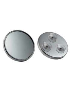 Espejo cromado redondo