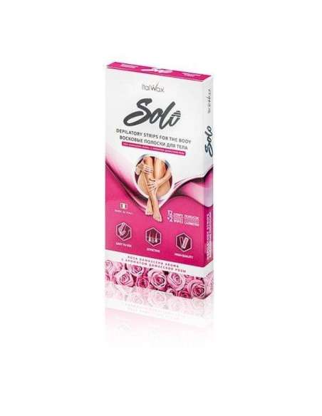 italwax solo tiras depilatoria tiras para cara