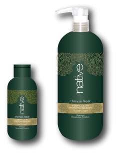 Native, champú reconstructor protector con aceite de argán y queratina