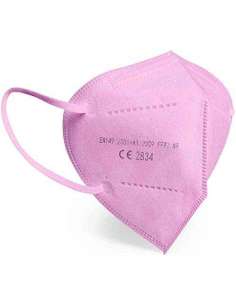 MASCARILLA ULTRA PROTECCION FFP2 - una unidad color Rosa