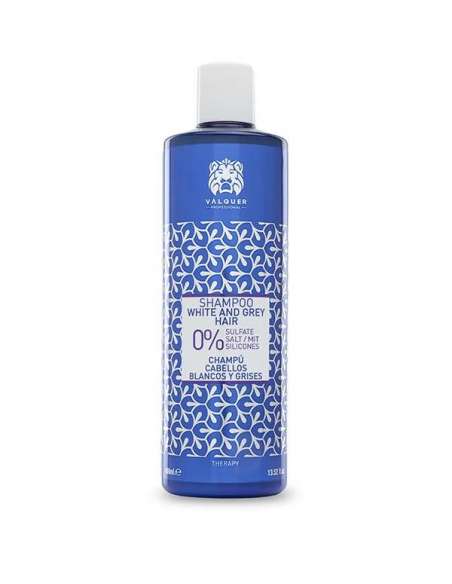 Champú Zero % Para Cabellos Blancos Y Grises - 400 Ml. Válquer