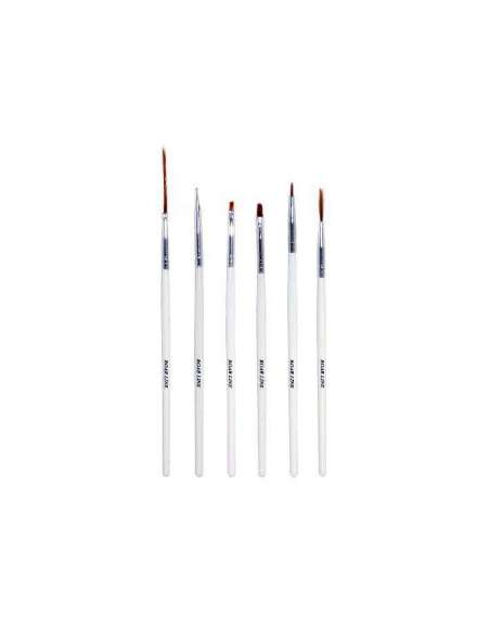 Pack 1 de pinceles para decoración de uñas