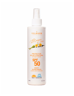 Protector Solar Corporal SPF 50 Protege E Hidrata - 300 Ml. Válquer