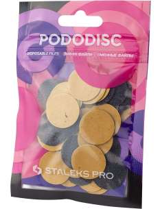 Disco metálico pedicura Staleks PRO con 5 recambios