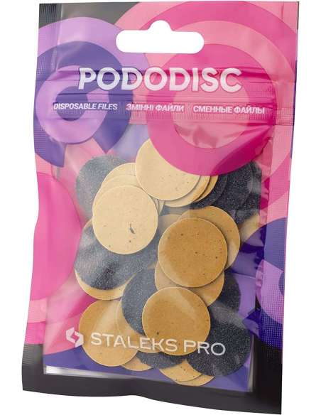 Disco metálico pedicura Staleks PRO con 5 recambios